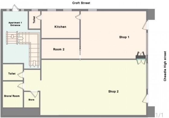 View Full Details for 6 High Street Cheadle, Stoke On Trent , Cheadle, ST10 1AF, UK