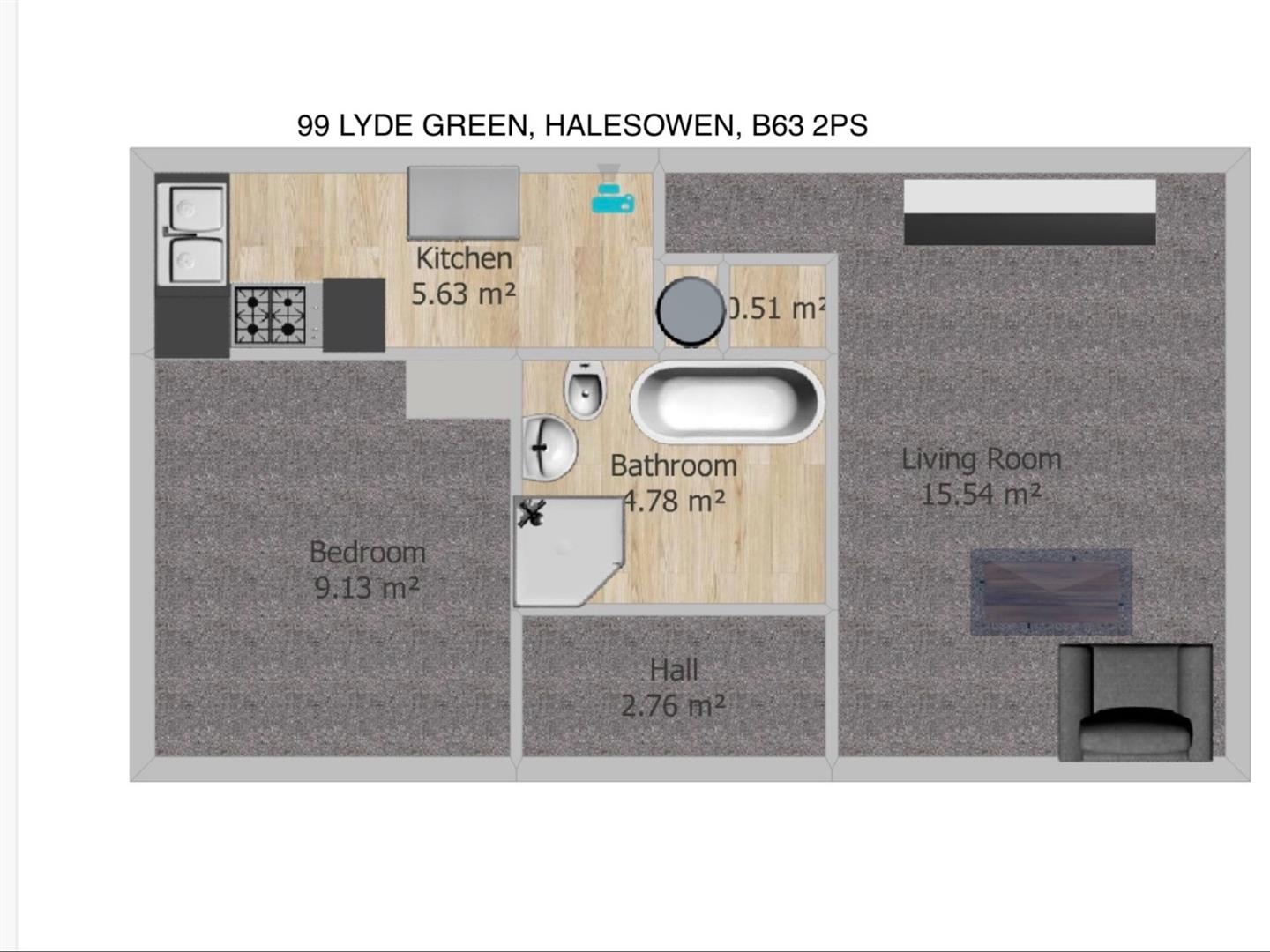 Floorplans For Lyde Green, Halesowen