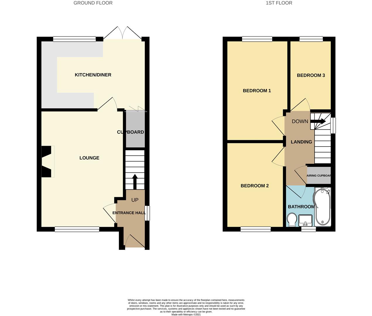 Floorplans For St. Catherines Close, Dudley