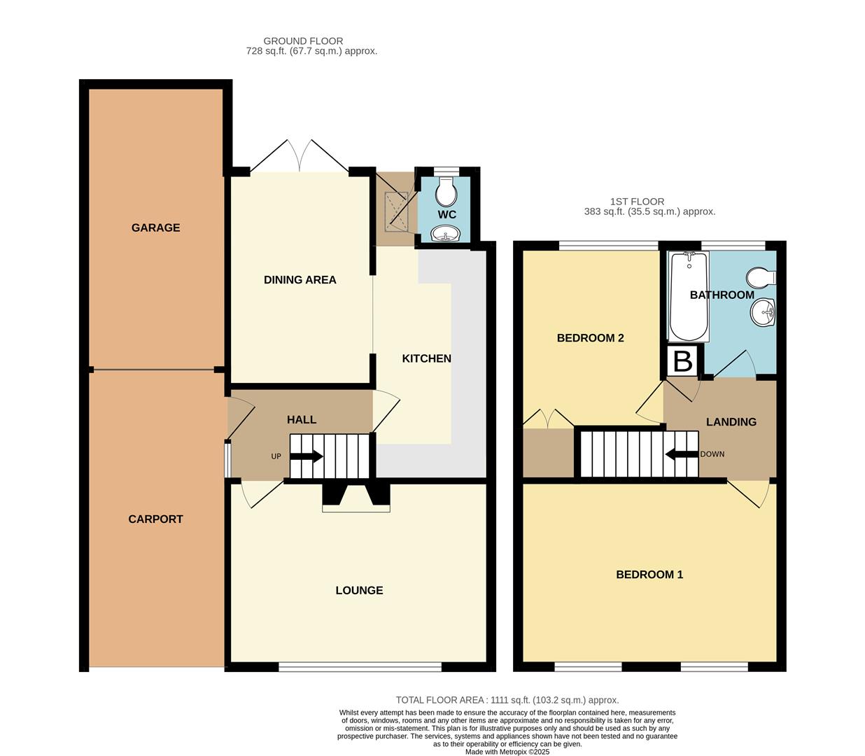 Floorplans For Woburn Drive, Halesowen