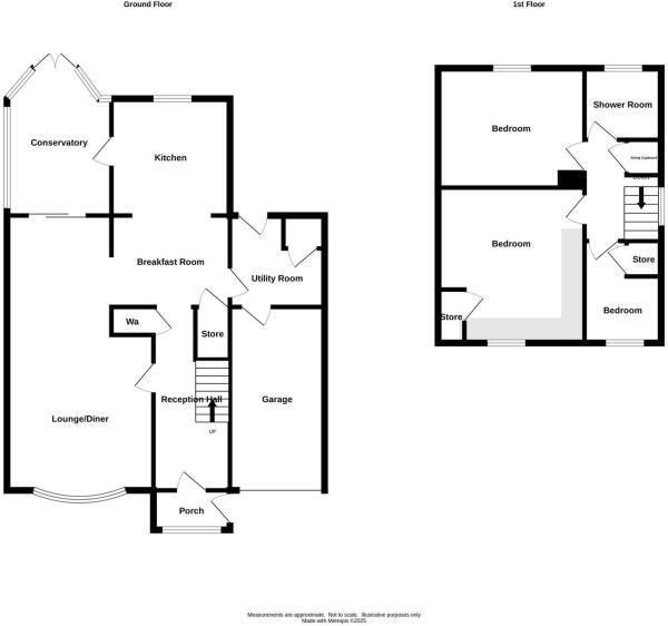 Floorplans For Woodbury Road, Halesowen