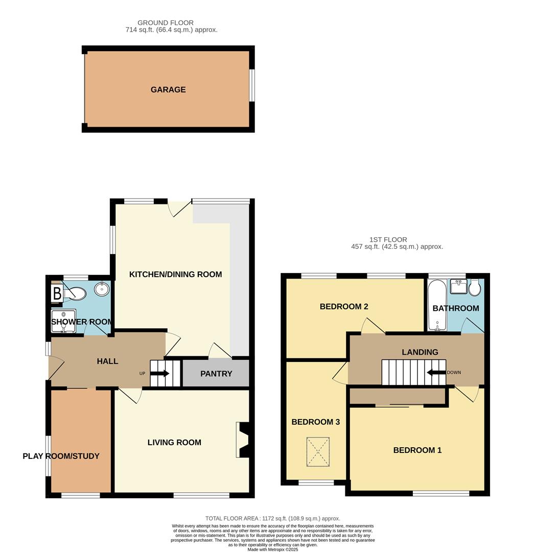 Floorplans For Cherry Orchard Avenue, Halesowen