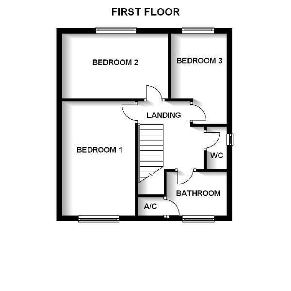 Floorplans For Chichester Drive, Quinton, Birmingham