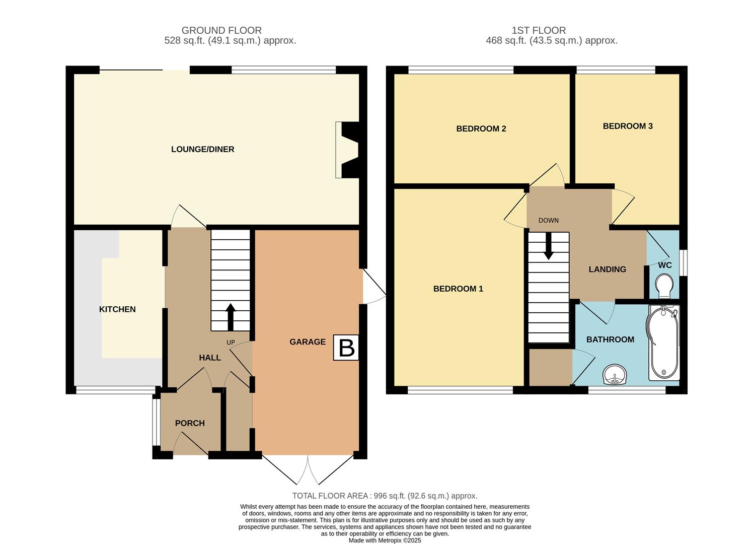 Floorplans For Chichester Drive, Quinton, Birmingham