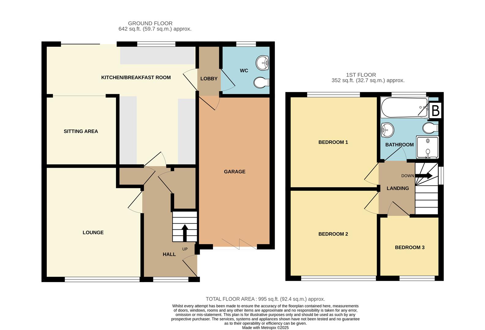 Floorplans For Matlock Close, Dudley