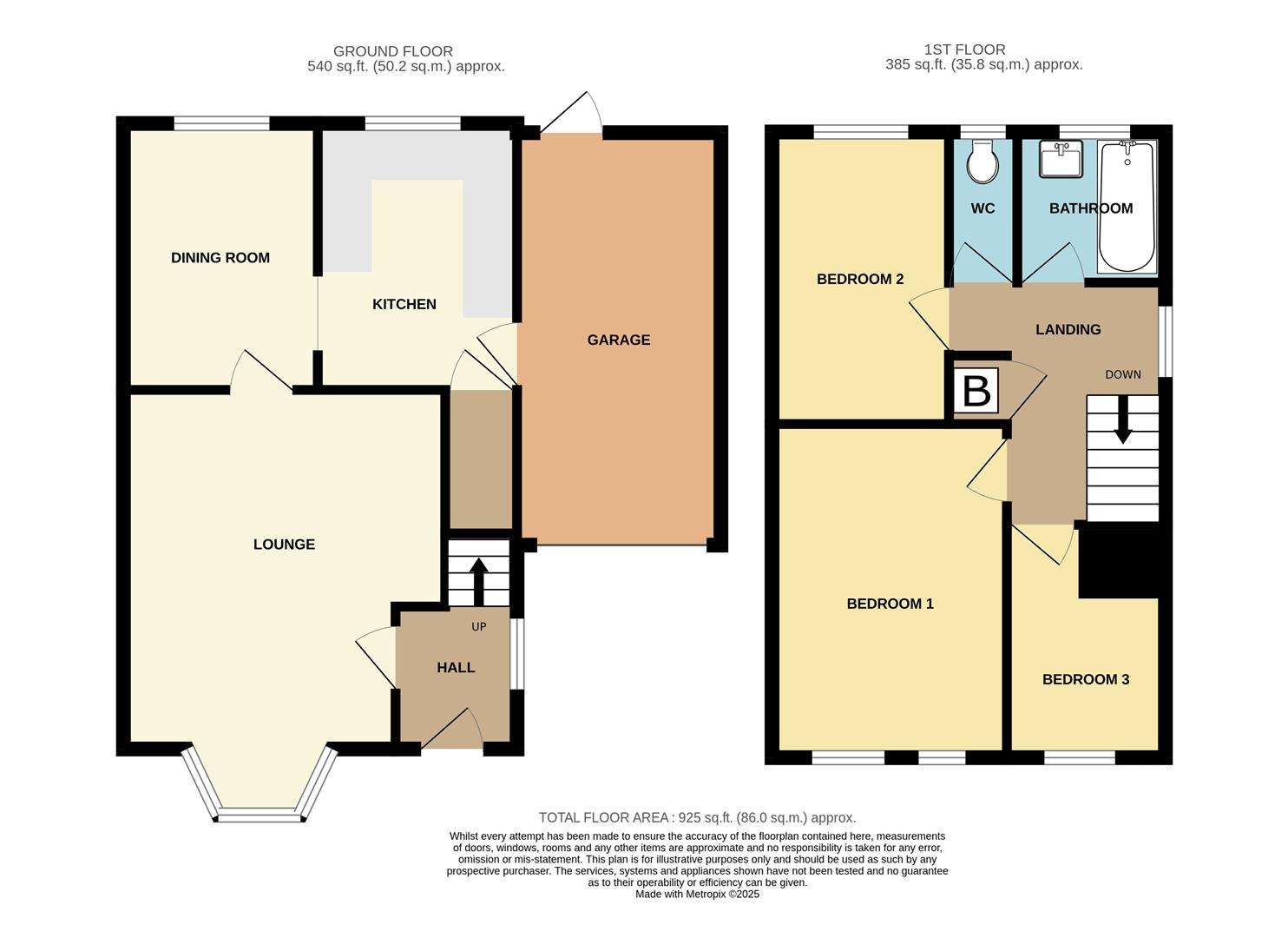 Floorplans For Druids Avenue, Rowley Regis