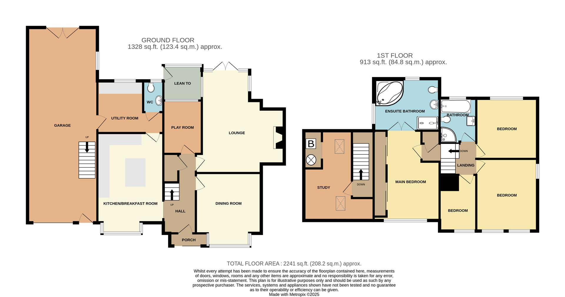 Floorplans For Lutley Avenue, Halesowen