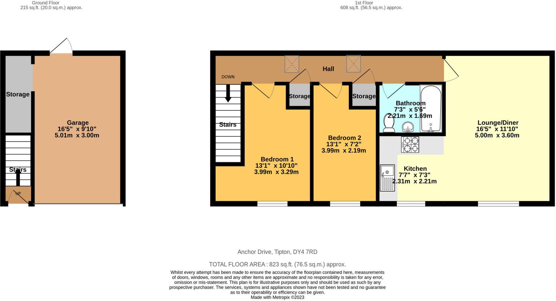 Floorplans For Anchor Drive, Tipton