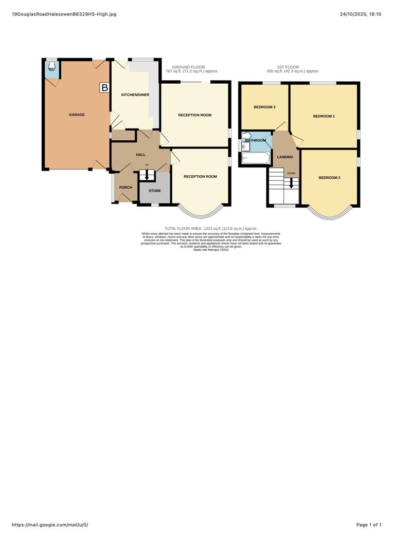 Floorplans For Douglas Road, Halesowen