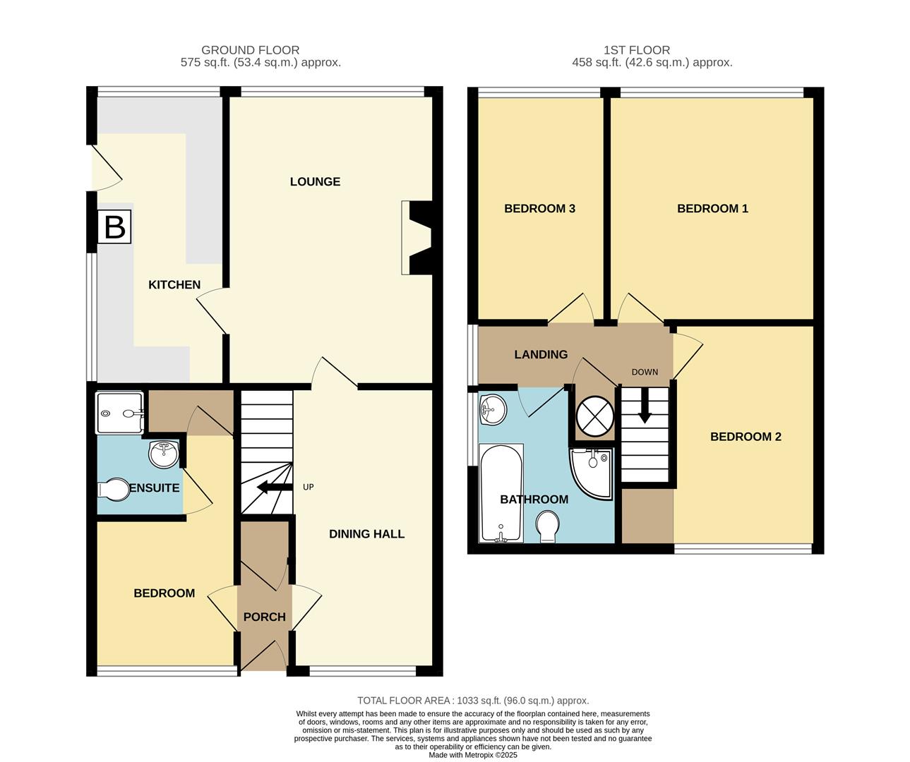 Floorplans For Honeybourne Road, Halesowen