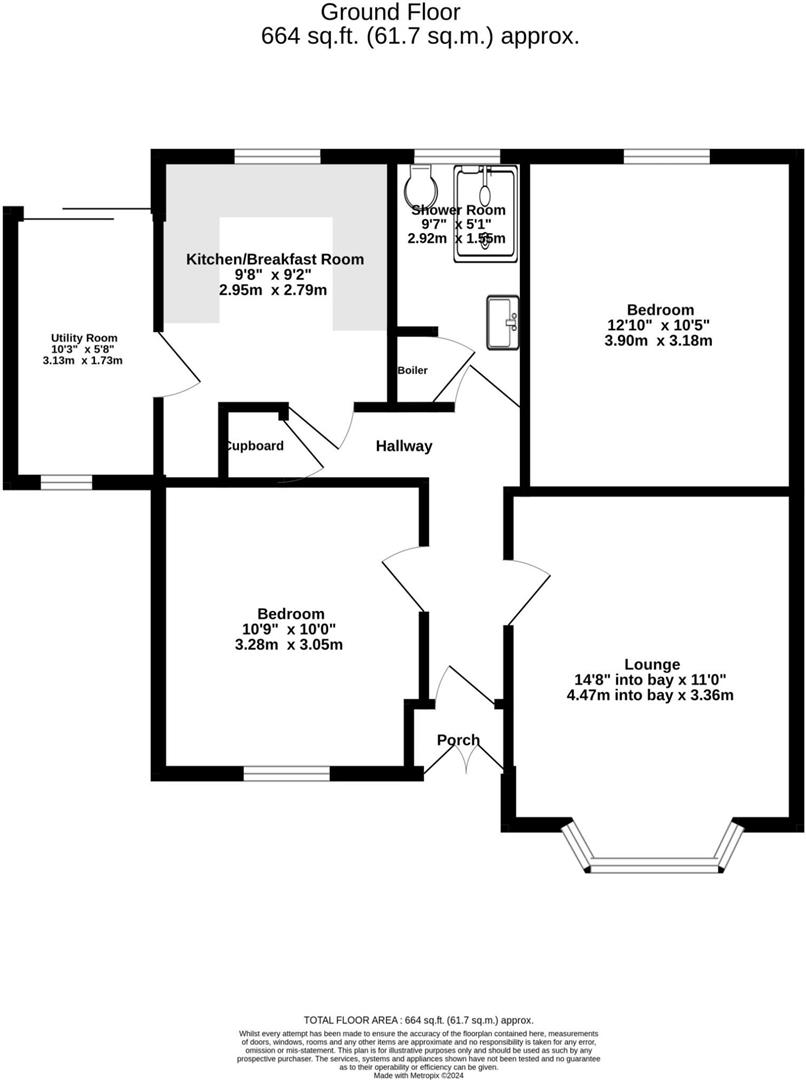Floorplans For Ashtree Road, Tividale, Oldbury