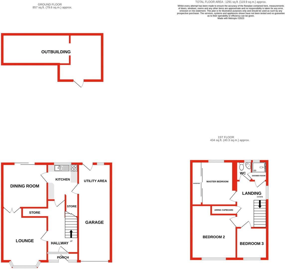 Floorplans For Whittingham Road, Halesowen