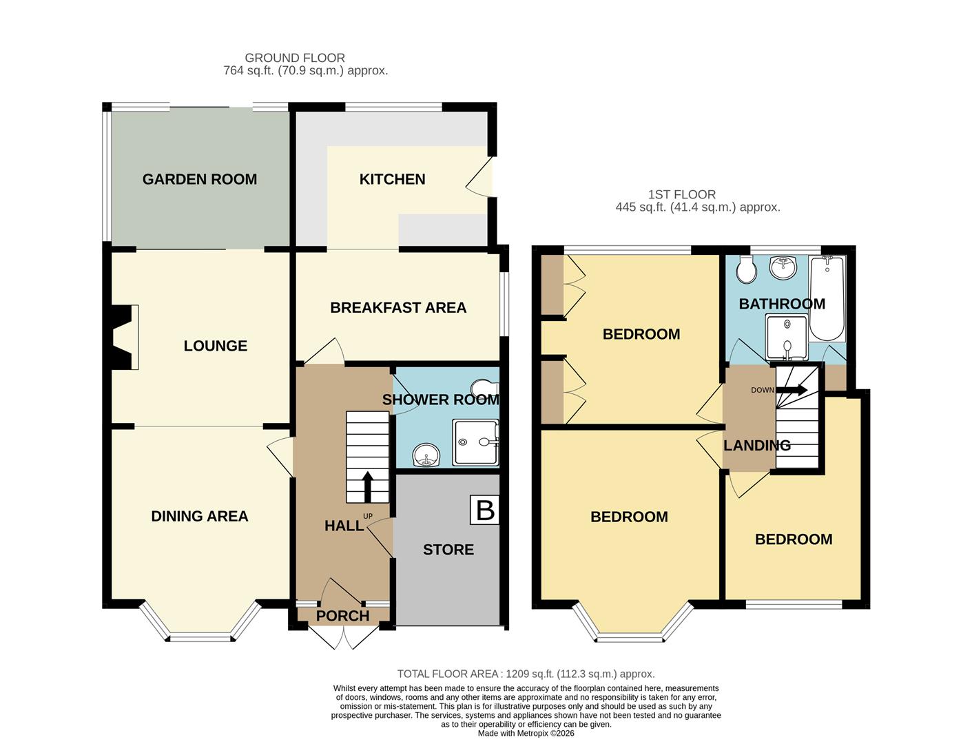 Floorplans For Oldbury Road, Rowley Regis