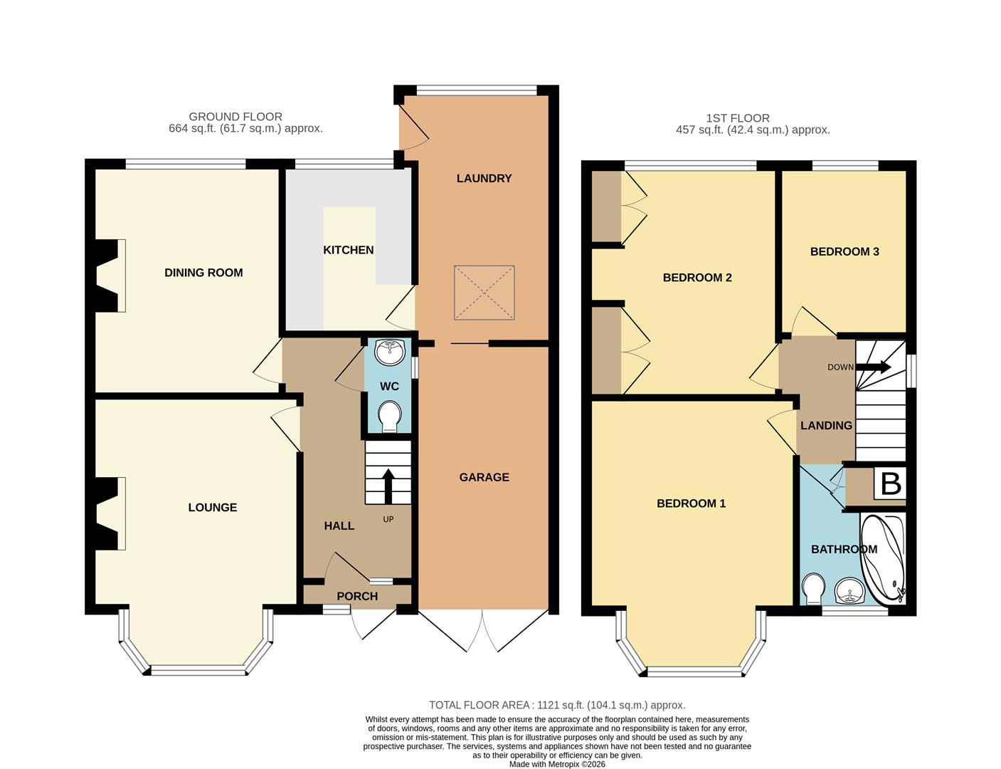 Floorplans For Raddens Road, Halesowen