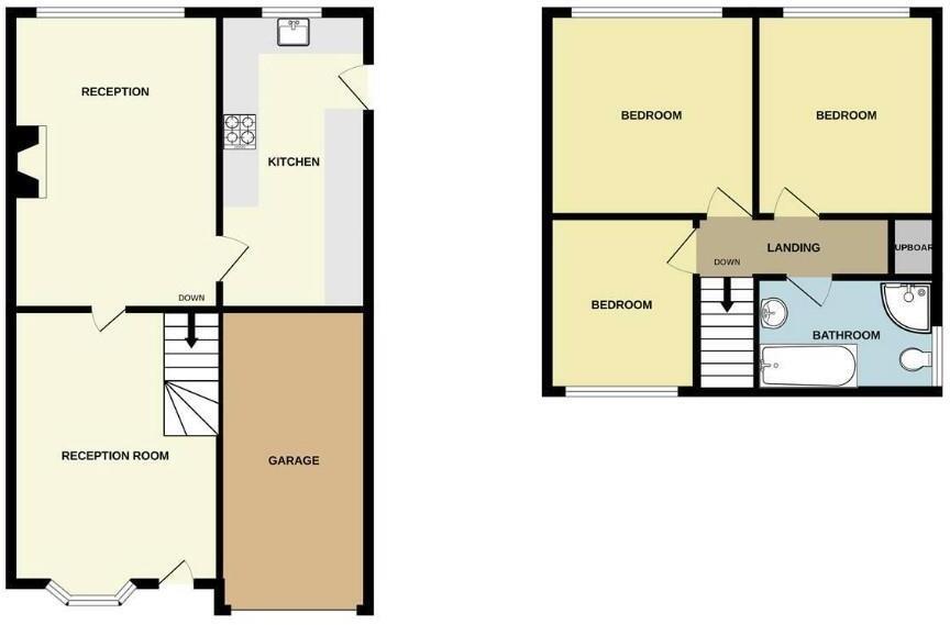 Floorplans For Kenswick Drive, Halesowen