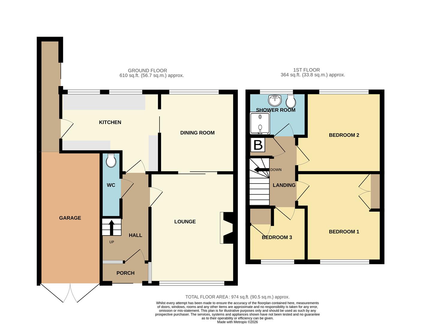 Floorplans For Lansdowne Road, Hayley Green, Halesowen