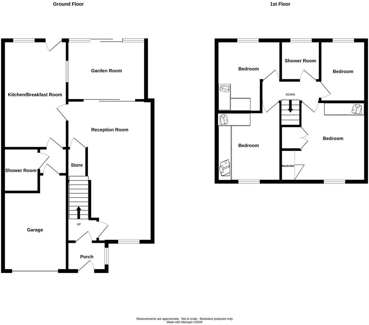 Floorplans For Midhill Drive, Rowley Regis