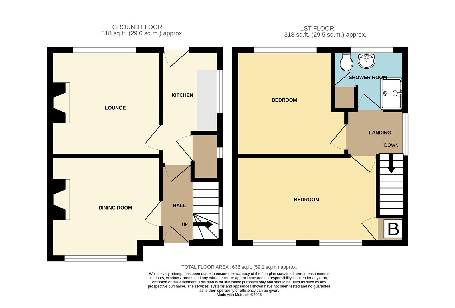 Floorplans For Park Close, Tividale, Oldbury