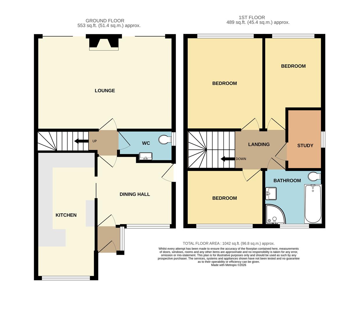 Floorplans For Broadway Avenue, Halesowen