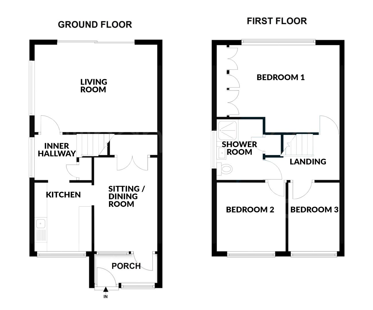 Floorplans For Clent Road, Stourbridge