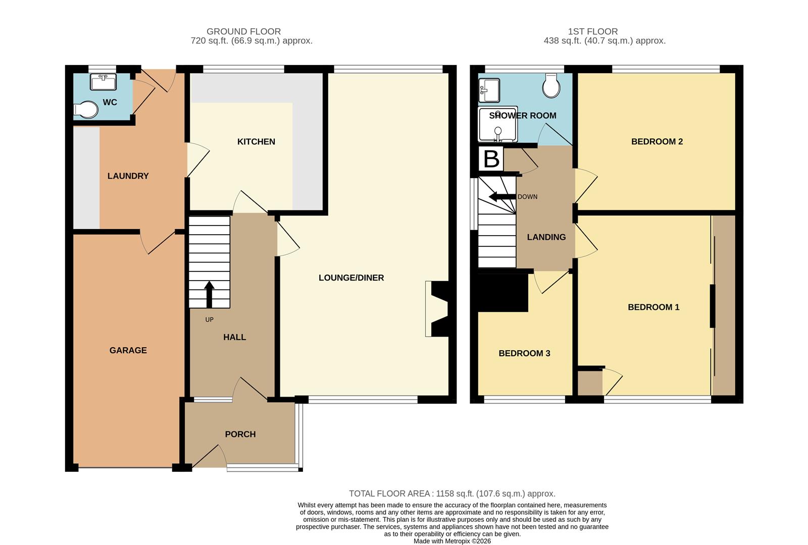 Floorplans For Woodbury Road, Halesowen