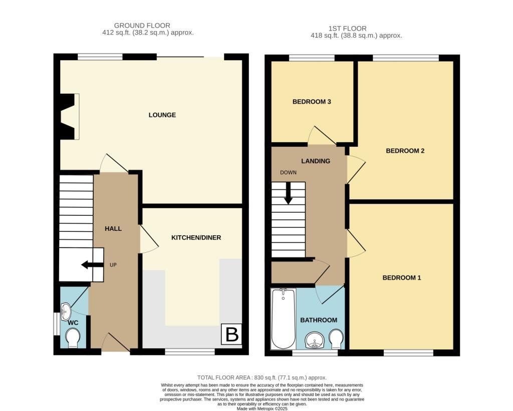 Floorplans For Richmond Street, Halesowen