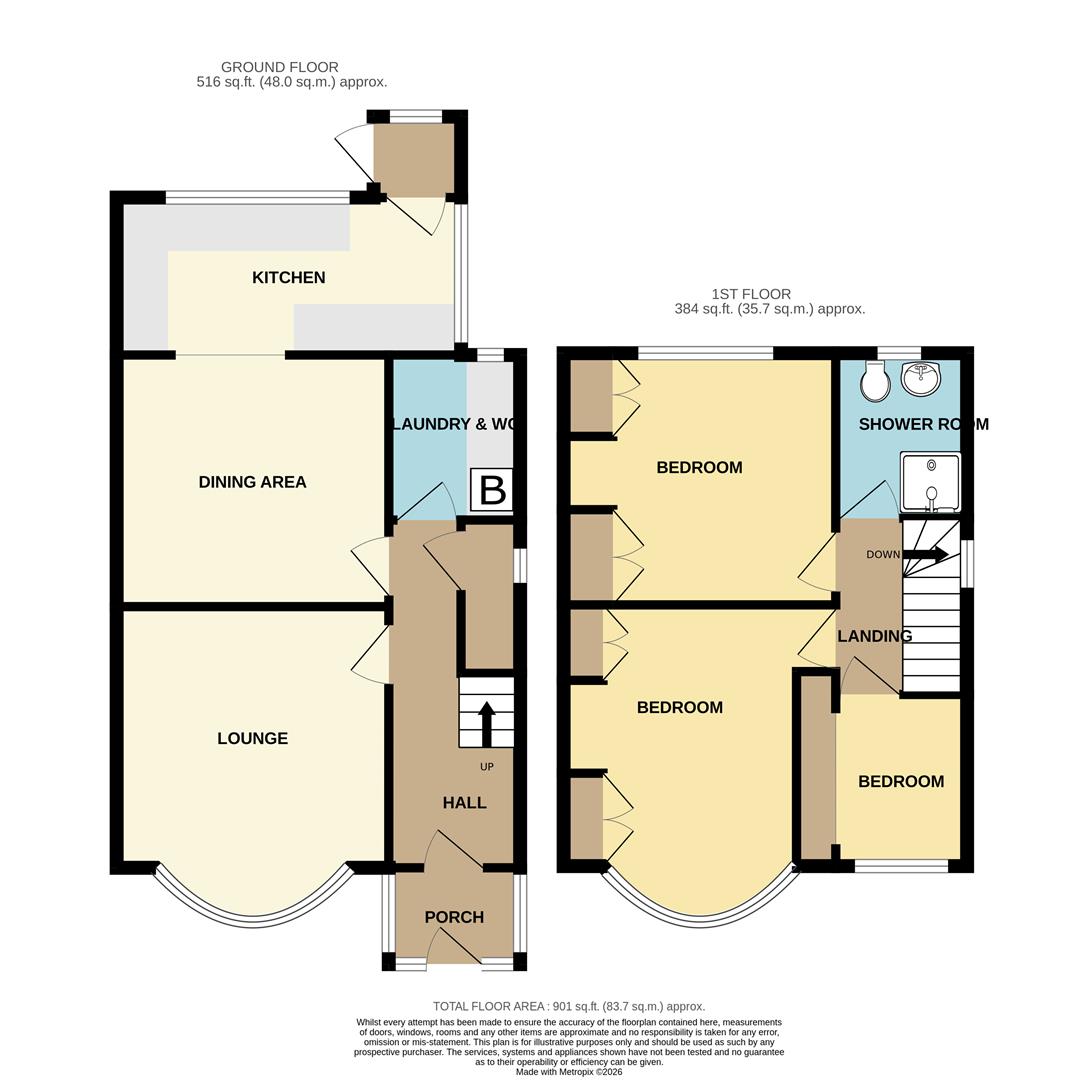 Floorplans For Lyde Green, Halesowen