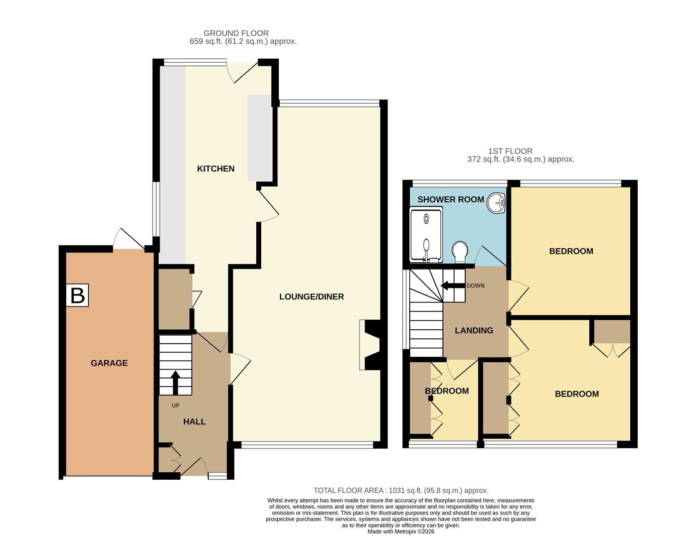 Floorplans For Lynbrook Close, Dudley