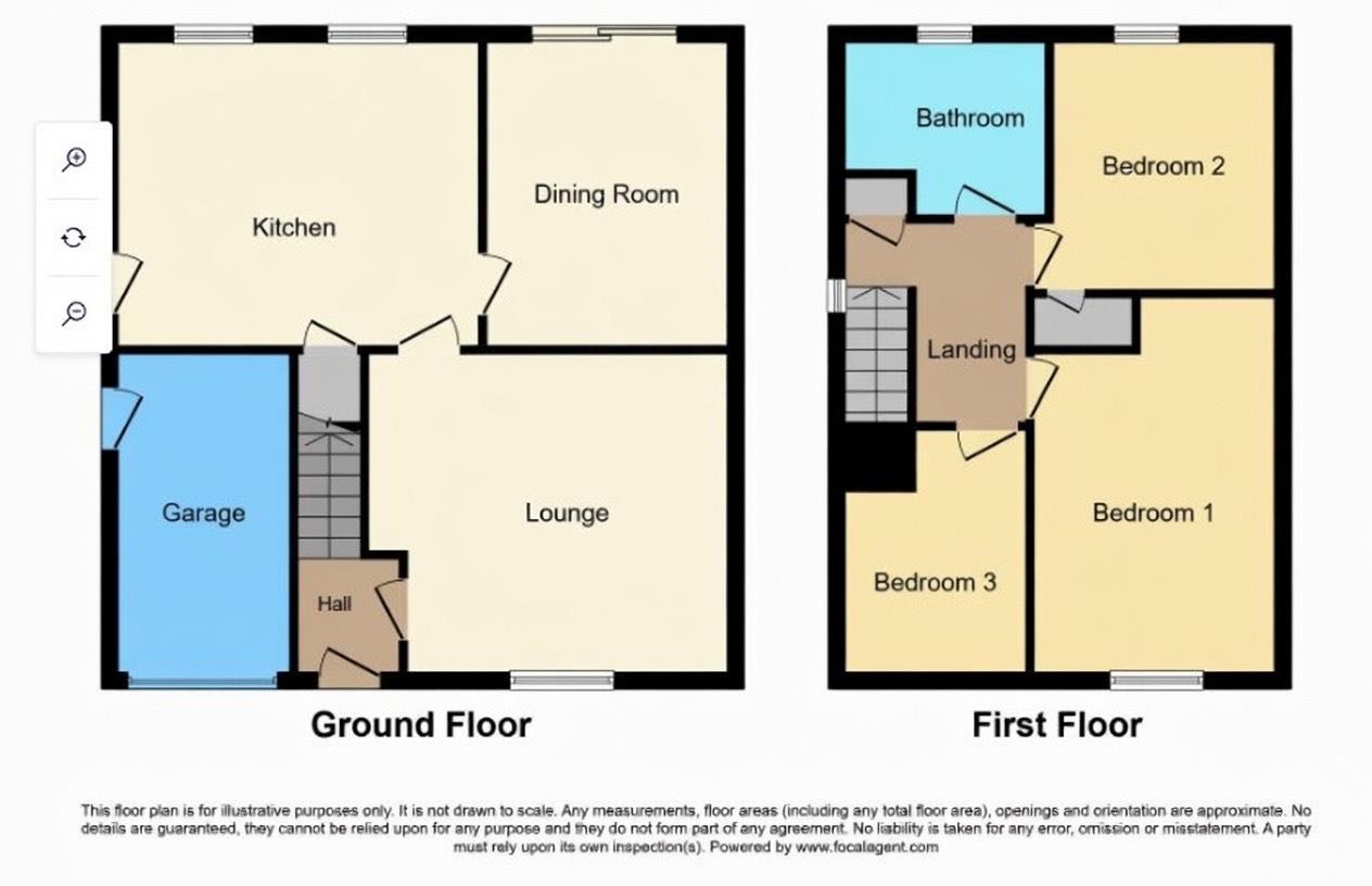 Floorplans For Quantock Close, Halesowen