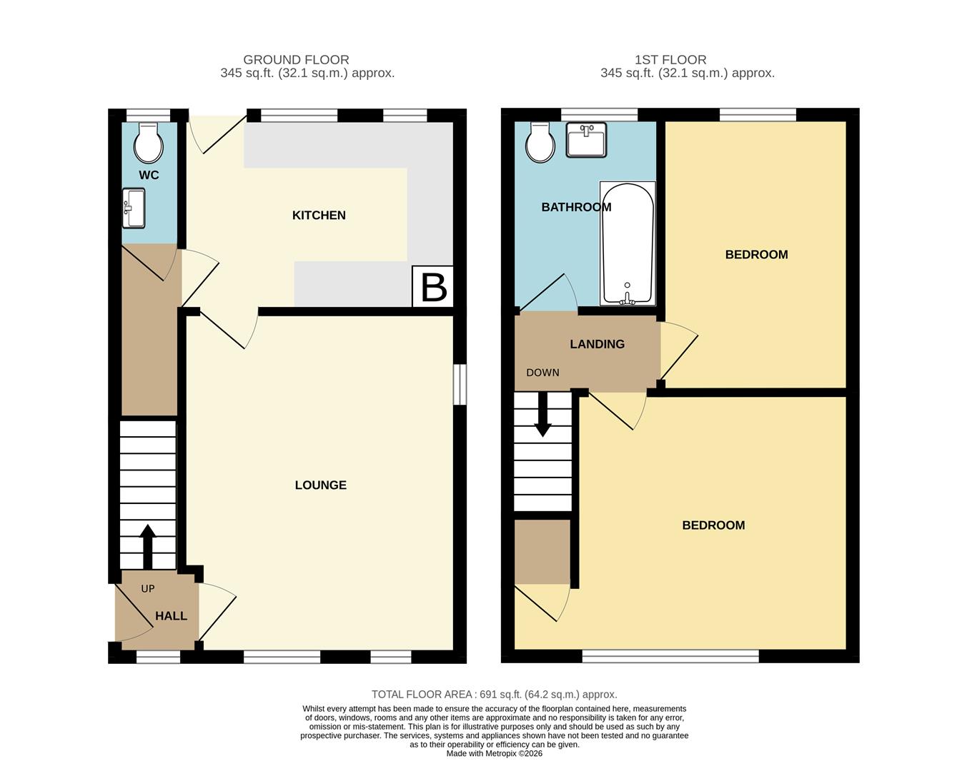 Floorplans For Prescot Road, Stourbridge