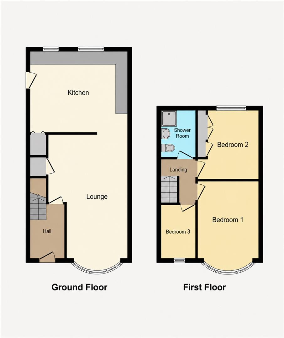 Floorplans For Quinton Road West, Quinton, Birmingham
